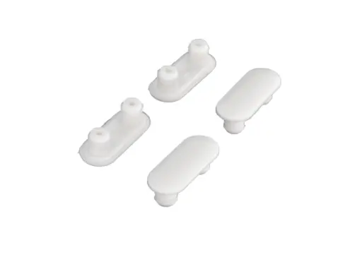 [PR/00264] Topes para asiento de inodoro de color blanco 36.5x14.5x4.5mm (4un) 