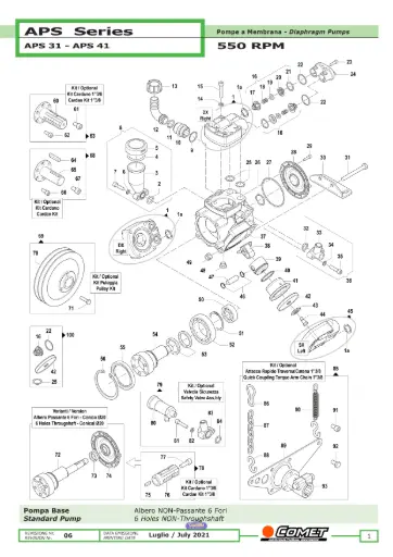 [PR/00064] Despiece comet APS 31-41 Caretilla sulfatadora